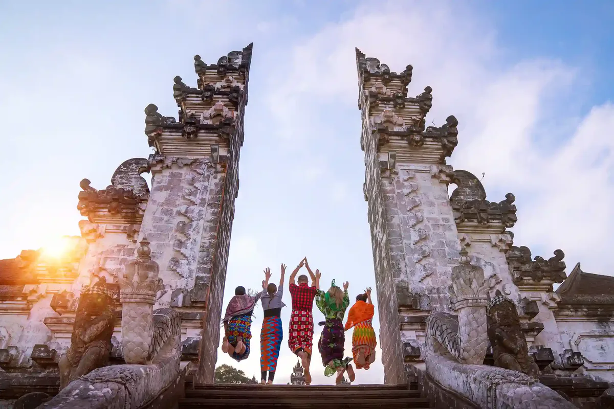 Split gate of Pura Lempuyang