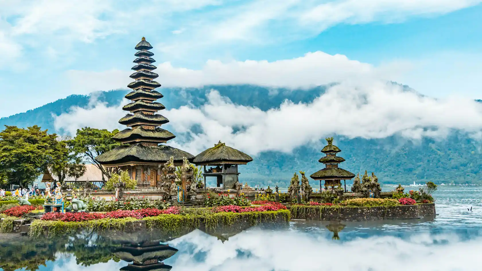 Pura Ulun Danu Beratan on Lake Beratan, Bali